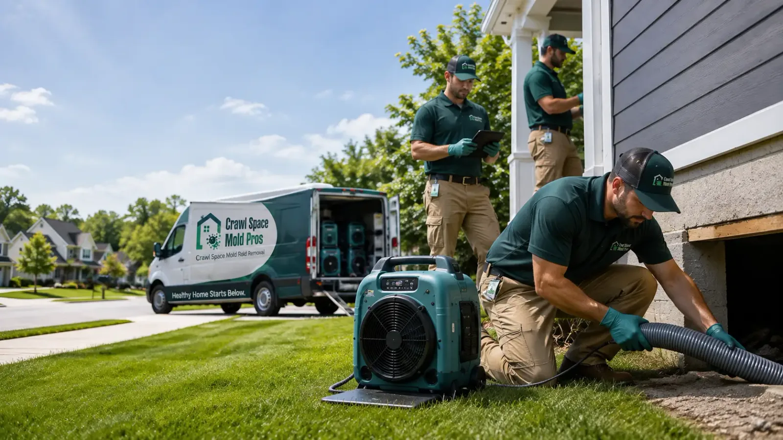 Crawl Space Mold Removal in Bay City, OR